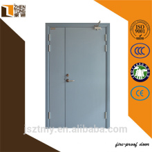 Hot sale double leaf wooden fire door